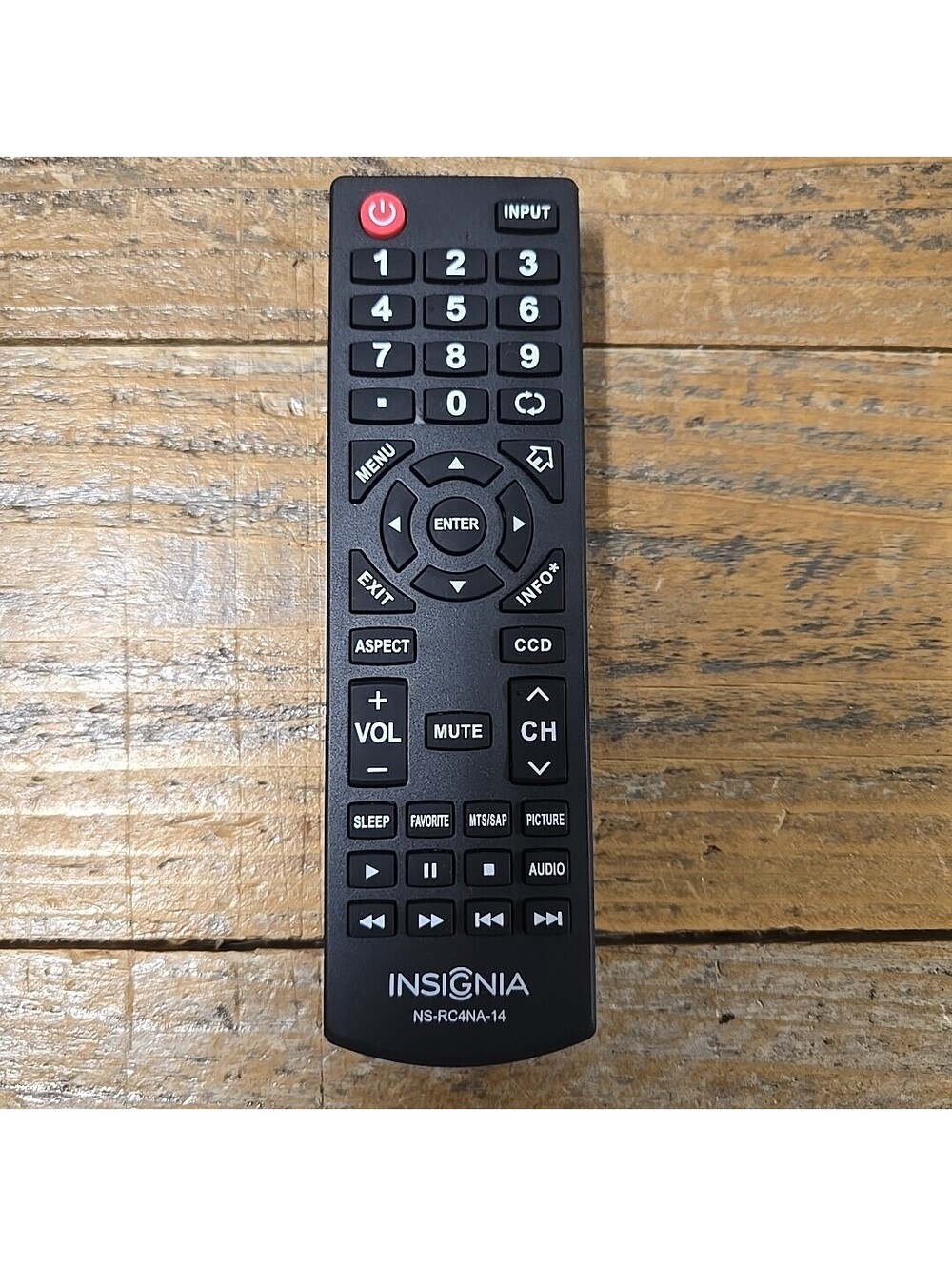 INSIGNIA - NS-RC4NA-14 TV Remote Control NS-28ED200NA14 NS-50D400NA14